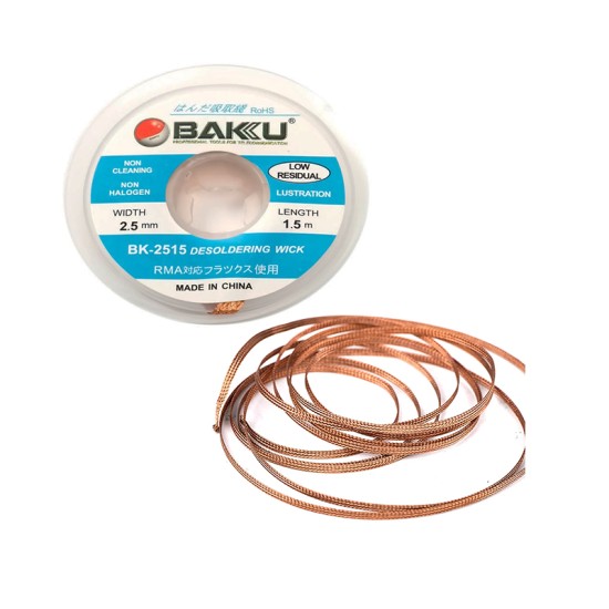 Baku Desoldering Wick Wire BK-2515 2.5mm/1.5m